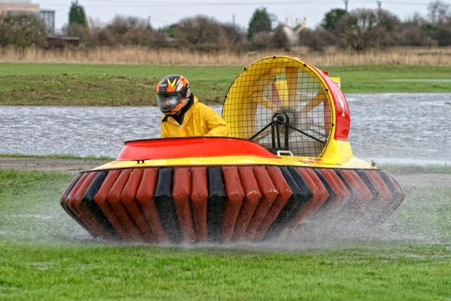 Peak District holidays activity - Hovercrafting Family fun in Derbyshire on a UK holiday