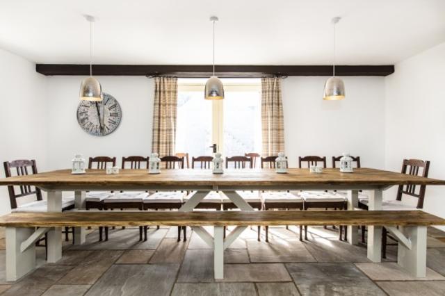 Fabulous dining space (candles for decorative purposes only) Fabulous dining space (candles for decorative purposes only)