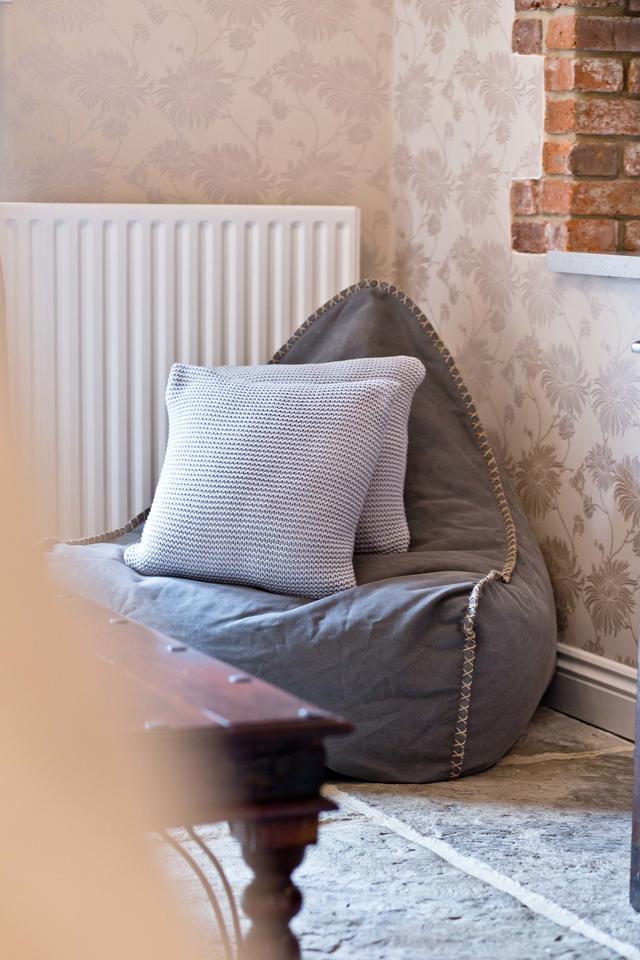 Soft seating in snug Soft seating in snug