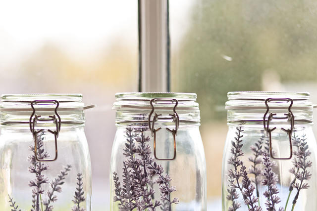 Lavender Jars