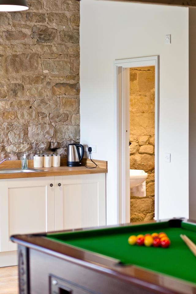 Manifold Barns Pool Table and Kitchenette in Games Room