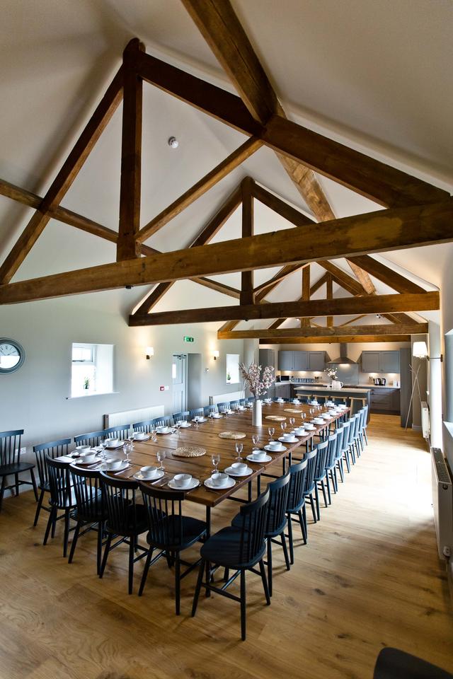 Manifold Barns Dining Room - Flexible seating arrangements for up to 48 guests Manifold Barns Dining Room - Flexible seating arrangements for up to 48 guests
