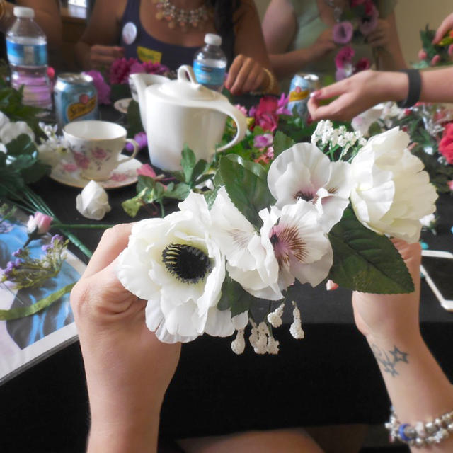 Hen party flower crown crafts Hen party flower crown crafts