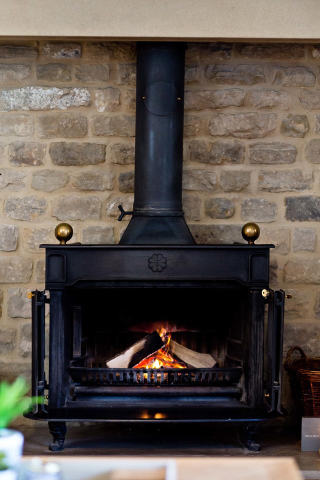 Log Fire with complimentary basket of logs Log Fire with complimentary basket of logs